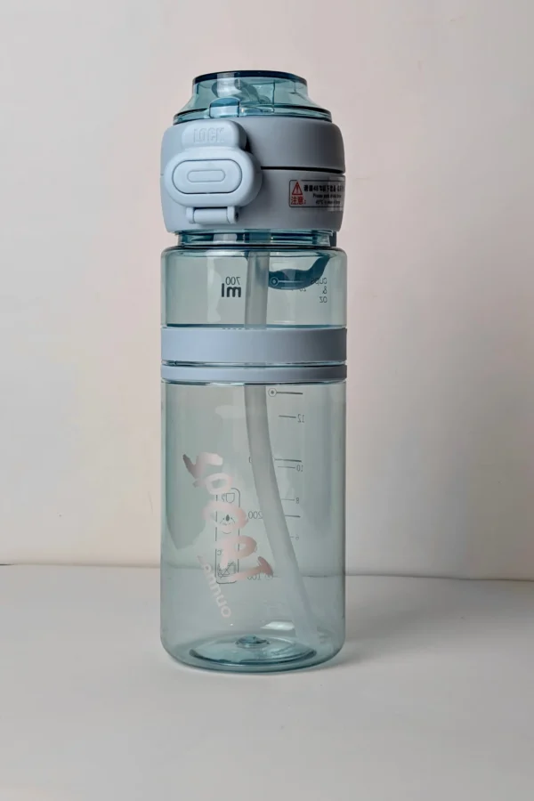 Portable Sport Water Bottle with Secure Flip-Top Lid - Image 2