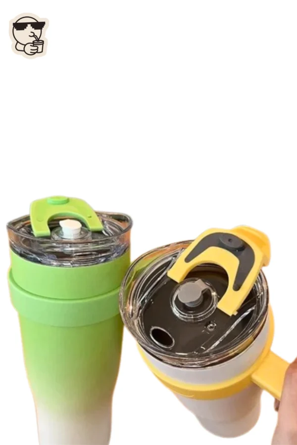 Sipify All-Day 40 oz Tumbler with Handle and Straw - Image 2