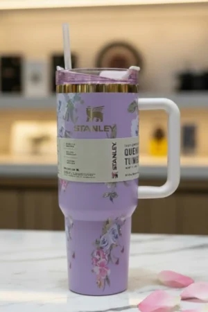 Stanley Quencher H2.0 FlowState Tumbler, Lavender Bloom Collection