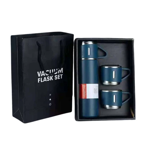 Elegance 3 in 1 Stainless Steel Thermos With Cups - Image 7