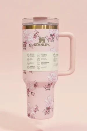 Stanley The Quencher H2.0 FlowState Tumbler, 40 oz, Floral Collection