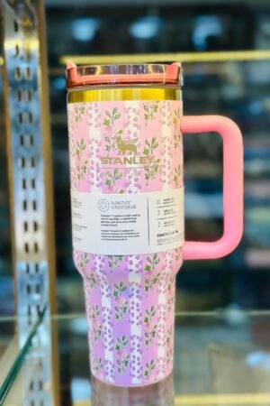 Stanley Quencher H2.0 FlowState Tumbler, Cherry Blossom Collection