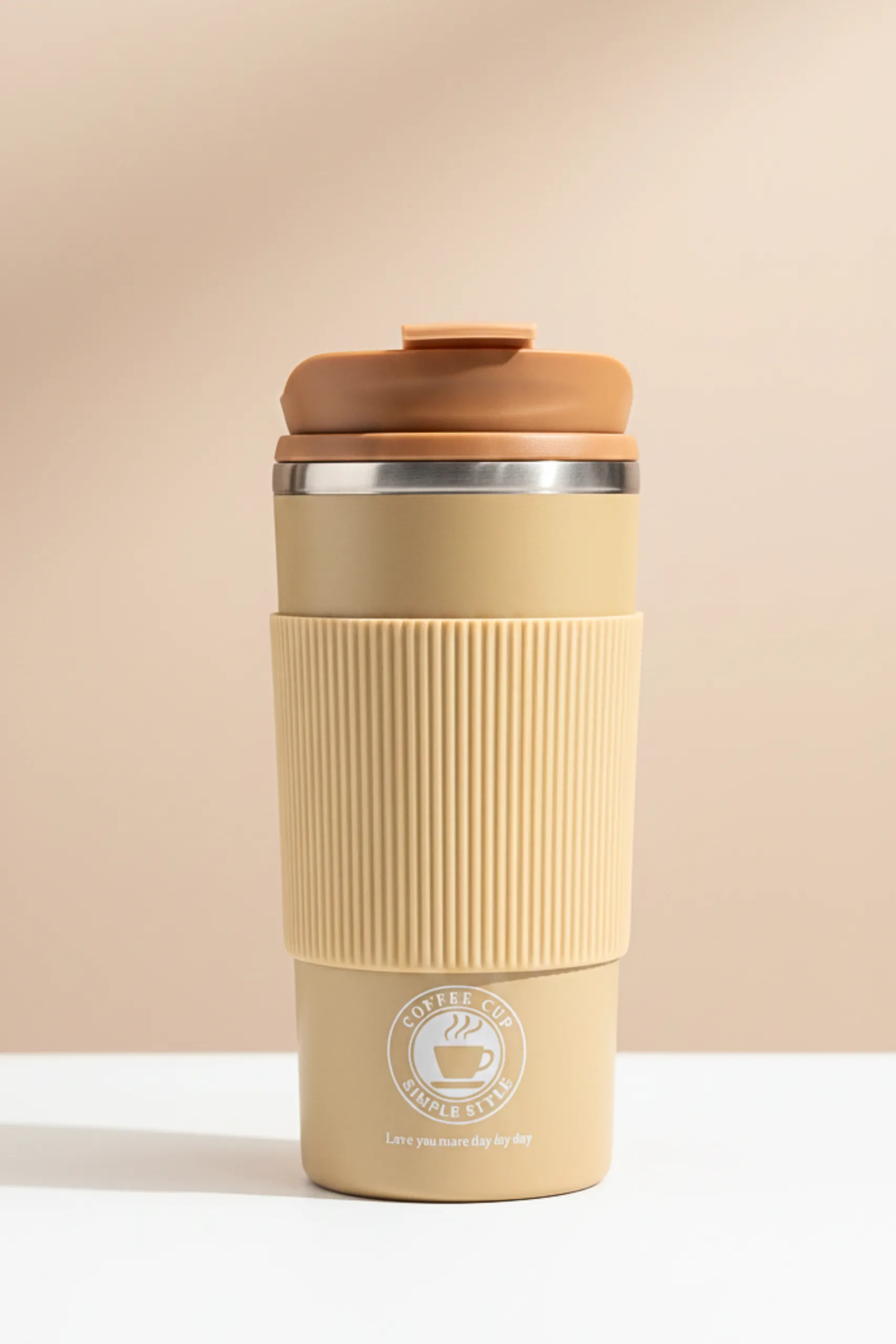 Simple Style Insulated Coffee Cup - Image 2